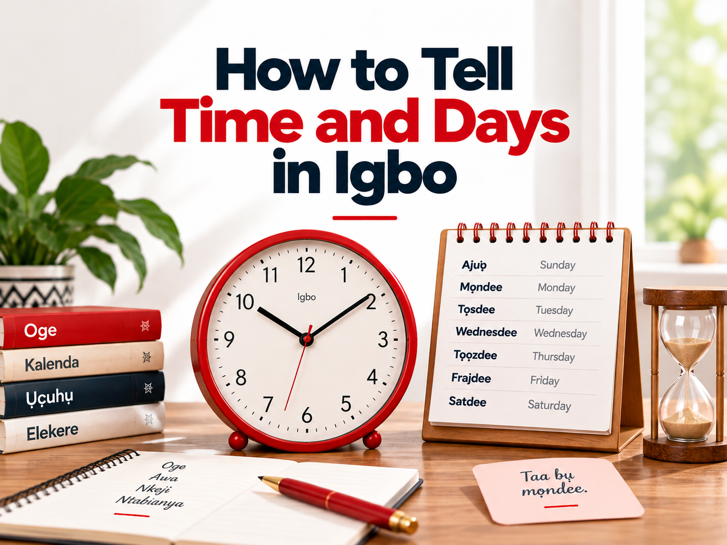 Days of the week and time in Igbo