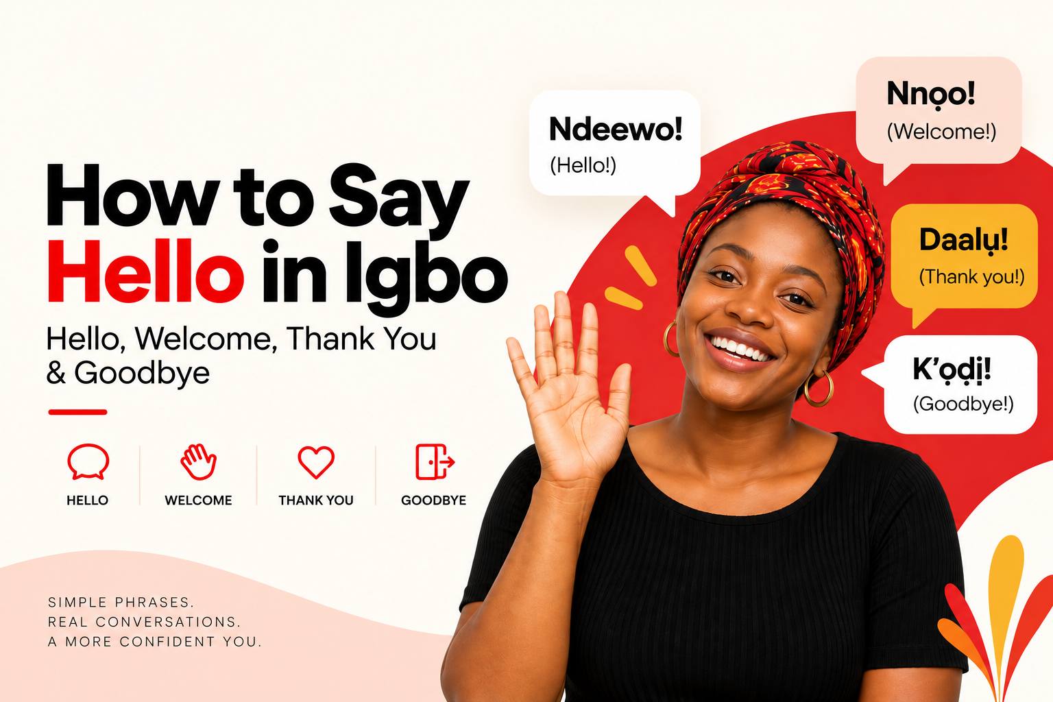 How to say hello in Igbo with Ndeewo, Nnọọ, Daalụ and other basic Igbo greetings
